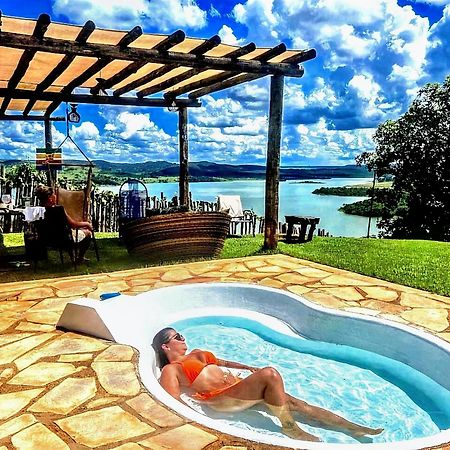 Chale Mirante, Piscina, Cachoeira, Lago E Vista Espetacular Alexania Экстерьер фото